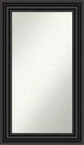 Miniatura 129 de Amanti Art Espejo personalizado, espejo de baño negro puente, espejo de pared o espejo de tocador de baño sobre el fregadero (26 x 26 pulgadas)