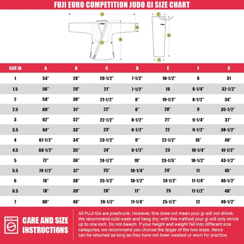 Miniatura 6 de Fuji Euro Competition Judo Gi