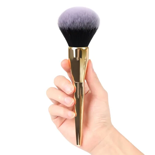 Miniatura 8 de Brocha de base de maquillaje con parte superior plana, Daubigny - gran brocha de polvo premium, brocha de maquillaje Kabuki duradera perfecta