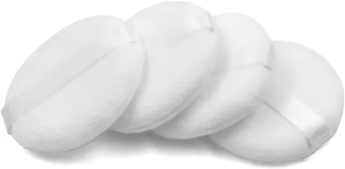 Miniatura 6 de 4 almohadillas de algodón para polvo, esponja de maquillaje suave para base de polvo suelto, almohadillas para la cara, base cosmética corporal 3.15