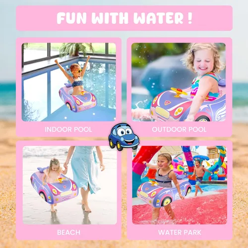 Miniatura 5 de Flotador de piscina para bebé, flotadores 3D para niños pequeños de 1 a 2 años, flotadores de piscina para bebés de 6 a 12 meses, flotadores