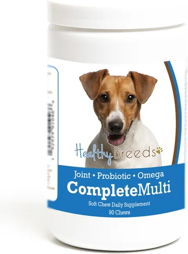 Miniatura 373 de Healthy Breeds Pug todo en uno multivitamínico suave masticable 60