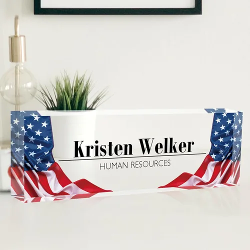Miniatura 13 de Placa de nombre de escritorio personalizada, placa de identificación acrílica personalizada para decoración de escritorios, regalos de Al profesor