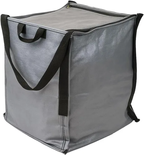 Miniatura 12 de DURASACK XL - Bolsas de almacenamiento resistentes con cremallera de 48 galones, color negro