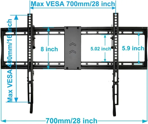 Miniatura 2 de VideoSecu Mounts - Soporte de pared para TV