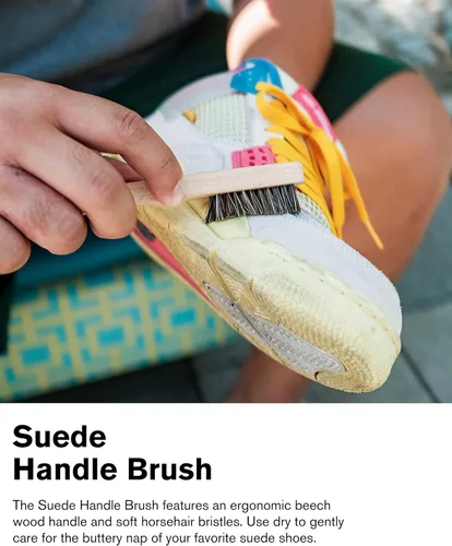 Miniatura 4 de Jason Markk Quick Clean & Suede - Kit de limpieza de 4 piezas, cepillo de gamuza y borrador de manchas, espuma lista para usar y cepillo delicado