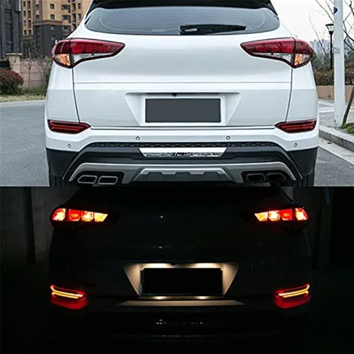 Miniatura 7 de Conjunto de Luz Trasera LED - Compatible con Hyundai Tucson 2015-2017, Reflector de Parachoques, Luces de Conducción, Freno, Antiniebla