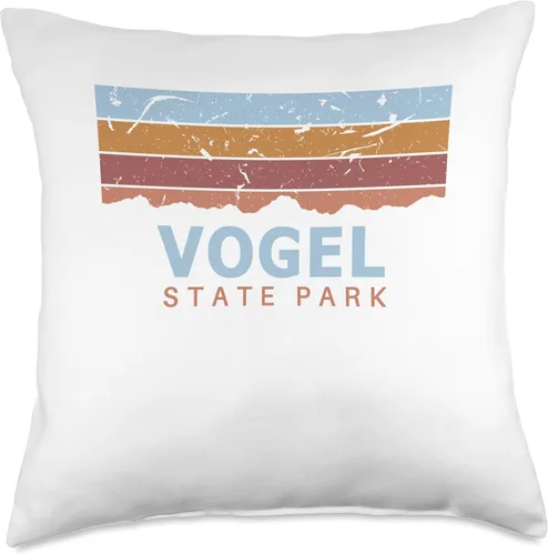 Miniatura 5 de Vogel State Park Stuff Vogel State Park Georgia Retro Cool Throw Pillow, 16 x 16, multicolor