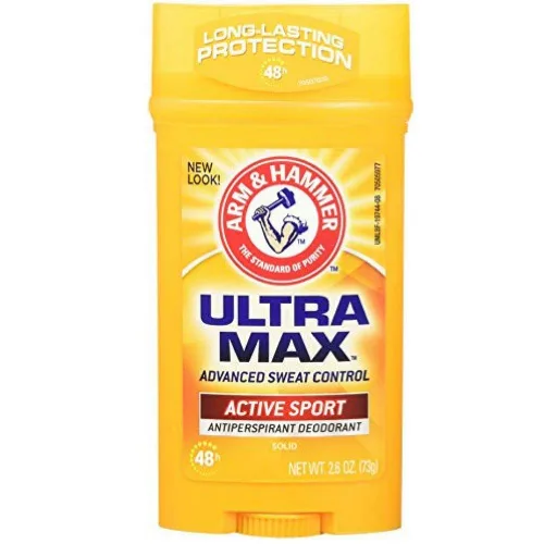 ARM & HAMMER ULTRAMAX Desodorante antitranspirante Active Sport 2.60 oz (paquete de 5)