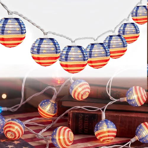 Miniatura 14 de Luces de calabaza de Halloween para exteriores, 2.6 m enchufables, luces de cadena naranjas para decoración de Halloween con 10 luces LED de Jack O