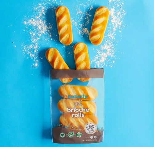 Miniatura 7 de bakerly Brioche Rolls Paquete de 4, 8 unidades (32 rollos Brioche en total)