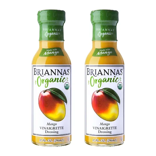 Miniatura 19 de BRIANNAS - Aderezo orgánico de vinagreta de miel y jengibre - Aderezo de ensalada certificado Kosher y orgánico hecho con ingredientes de primera