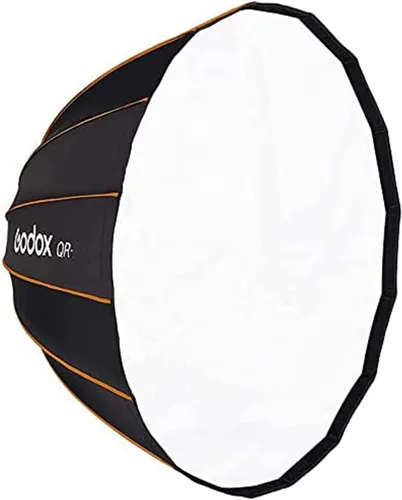 Miniatura 9 de Godox QR-P70 - Caja de luz parabólica de 27.5 pulgadas con montaje Bowens, ajuste rápido, con rejilla difusora frontal e interior y bolsa