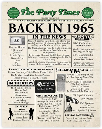 Miniatura 61 de Póster de cumpleaños 96 sin marco, periódico Back In 1930, regalos de feliz cumpleaños 96 para hombres y mujeres, vintage, retro, nacido en 1930