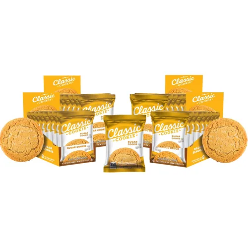 Miniatura 34 de Galletas Classic Cookie suaves horneadas con relleno de crema y galleta, hechas con chips de crema blanca Hershey's® Premier, 2 cajas, 16 galletas