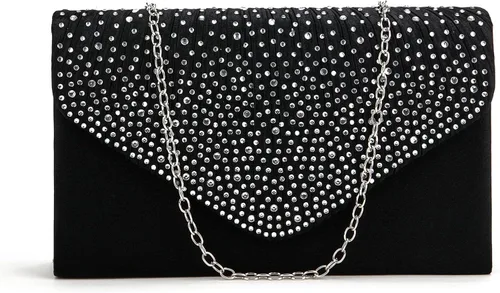 Fateanuki Bolso de noche para mujer bolso de mano y bolso de mano bolso de hombro bolso cruzado para mujeres bodas banquetes