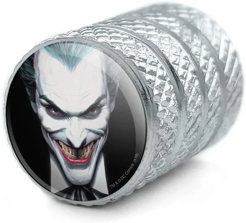Miniatura 2 de GRAPHICS & MORE Batman Alex Ross Joker Head - Tapones de válvula de aluminio
