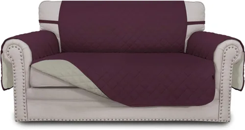 Miniatura 259 de Easy-Going - Funda para sofá, futón y sillón sin reposabrazos, reversible, resistente al agua, para mascotas y niños (azul oscuro/azul claro)