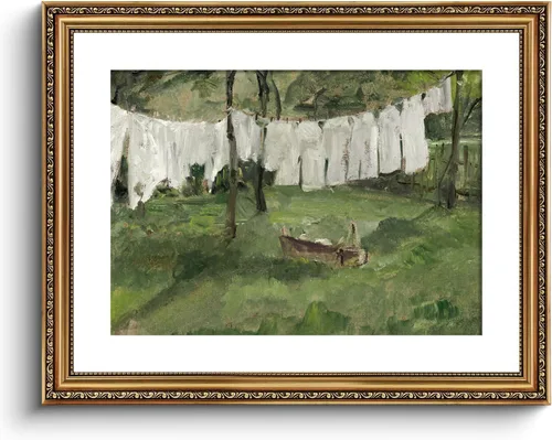Miniatura 47 de VIYYIEA Arte de Pared con Marco Dorado Impresión en Lienzo Decoración del Hogar para Sala de Estar Mujeres Leyendo Cuadros para Dormitorio Baño
