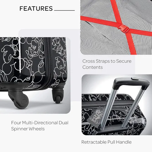 Miniatura 5 de AMERICAN TOURISTER Disney - Equipaje rígido con spinners Mickey Mouse Scribbler Multiface Equipaje duro con spinners de Disney