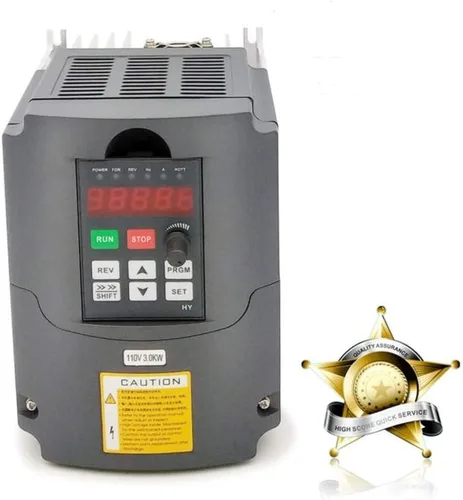 Miniatura 10 de VFD de 110 V de entrada, 2.2 KW, 3 hp, unidad de frecuencia variable, inversor convertidor CNC, para control de velocidad de motor de 3 fases de 110