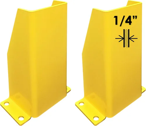 Miniatura 4 de Electriduct Protector de poste de carretilla elevadora de acero con marco de bastidor de plataforma de 4.75 pulgadas, canal en U, altura: 12