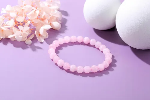 Miniatura 10 de Jovivi Pulsera elástica de cuentas redondas semipreciosas naturales – 0.315 pulgadas hecha a mano con cuentas de piedras preciosas curativas