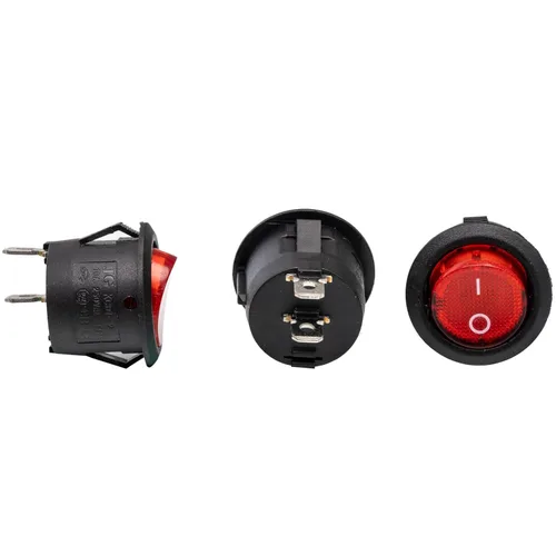 Miniatura 2 de 2 piezas de 2 pines se adaptan al interruptor de encendido o interruptor de luz para juguetes de automóvil para niños, botón de encendido