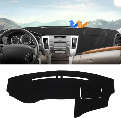 Miniatura 13 de Autorder Cubierta de salpicadero para Hyundai Sonata 2006 2007 2008 Accesorios Cubierta de tablero Actualización de franela Dash Mat Parasol
