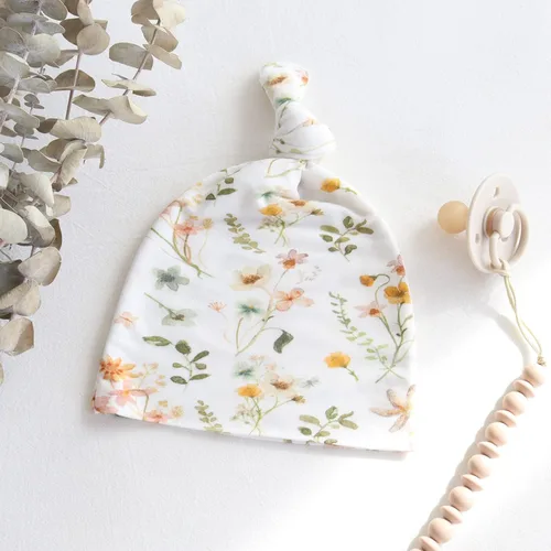 Miniatura 6 de LifeTree juego de manta envolvente para recién nacido con gorro y moño a juego, tarjeta de anuncio de nacimiento de madera, mantas de bienvenida