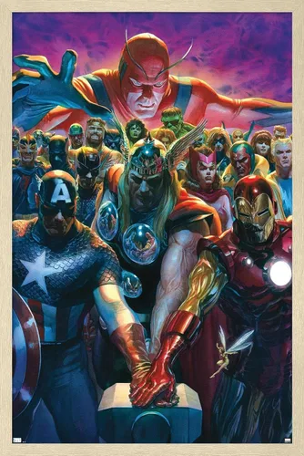 Miniatura 5 de Trends International Marvel Comics - Póster de pared de Avengers #10, 22.375 x 34 pulgadas, versión premium sin marco