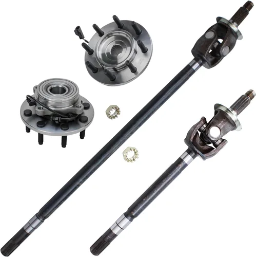 Miniatura 75 de Detroit Axle - Kit de nudillos de dirección delantera izquierda para Ford Edge Lincoln MKX 07-10, cojinete de rueda del lado del conductor, nudillo