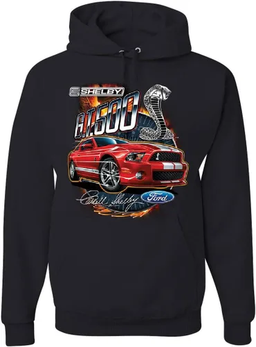 Tee Hunt Ford Mustang 2014 Shelby GT500 Cobra Sudadera con capucha American Muscle Car Sudadera