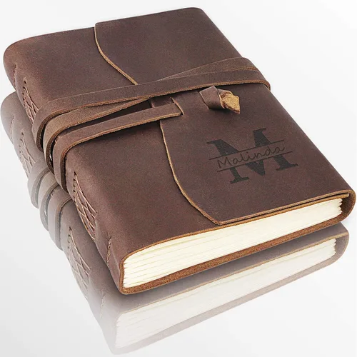 Miniatura 17 de Diarios de cuero personalizados para cuadernos bíblicos cristianos personalizados de 5 x 7 pulgadas, cuaderno de bocetos, diario de viaje, regalos