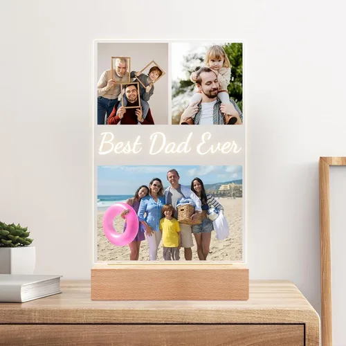 Miniatura 5 de KoxSmar - Marcos de fotos personalizados, marcos de fotos personalizados, regalos de cumpleaños personalizados para el día del padre, para papá