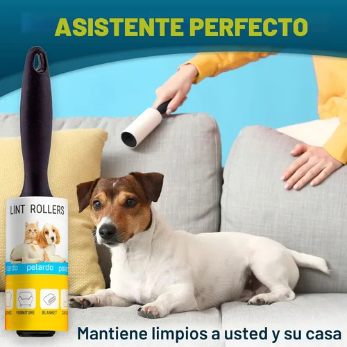 Miniatura 6 de Rodillos de pelusa para pelo de mascotas, pegajosos, removedor de pelusa para sofá, ropa, muebles y alfombra. Removedor de pelo de perro y gato