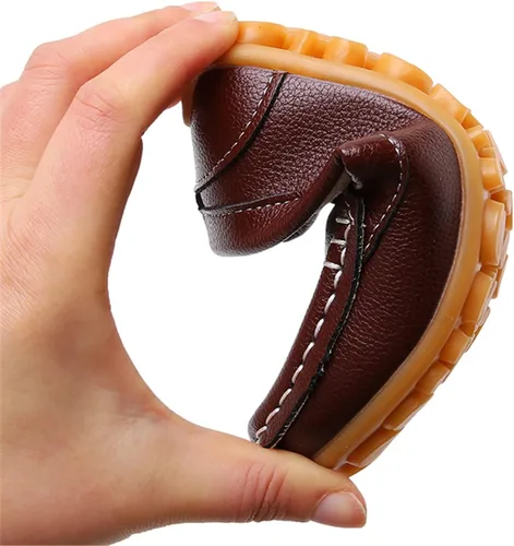 Miniatura 2 de RVROVIC Mocasines planos Oxford de piel sintética para niños y niñas (niño pequeñoniño pequeño)