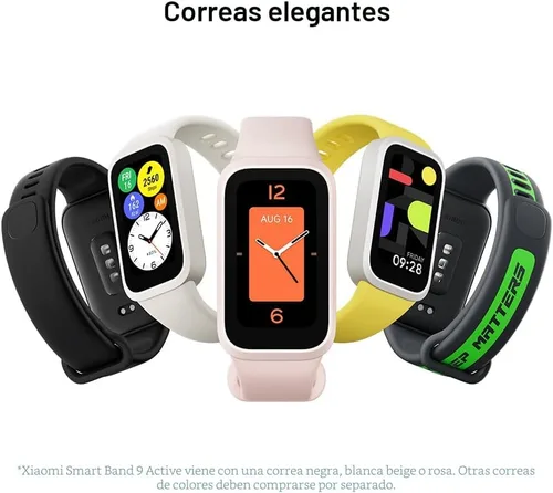 Miniatura 6 de XIAOMI Smart Band 9 Active Versión Global 1.47'' Pantalla Vida de Batería de 18 Días Modos Monitoreo de Salud y Fitness Todo el Día 5ATM (Negro)