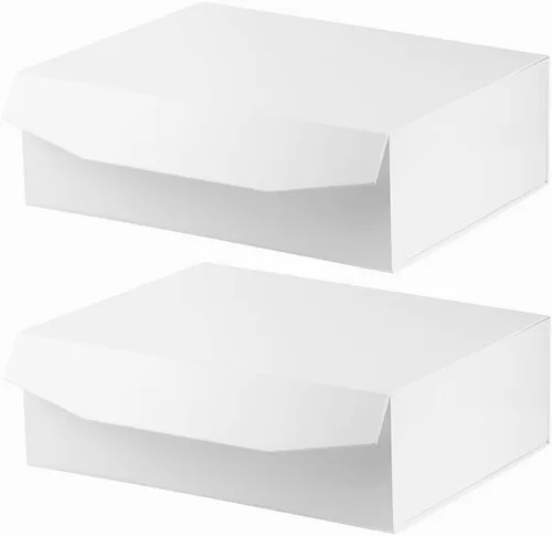 Miniatura 22 de 5 cajas de regalo rosa con cinta de 9.5 x 7 x 4 pulgadas, caja de regalo resistente con tapa para embalaje de regalo, cajas de almacenamiento
