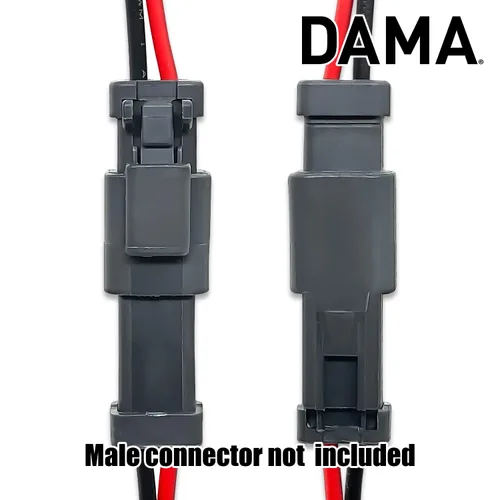 Miniatura 6 de DAMA Deutsch DT 2 pines enchufe hembra arnés de cableado hembra Conectores de coleta para cable a cable luz de trabajo LED, barra de luz LED