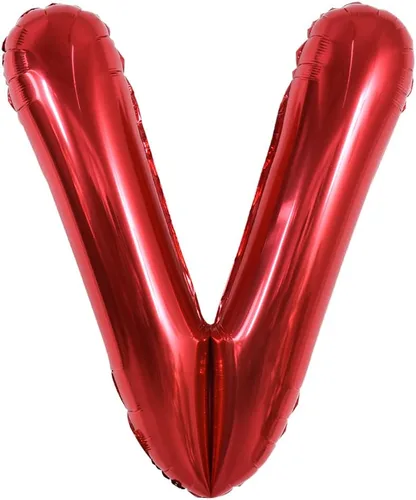 Miniatura 16 de TONIFUL Globos de Letras Rojas Brillantes Grandes de 40 Pulgadas A-Z, Globos Gigantes Jumbo de Helio de Papel de Aluminio Mylar Letra K Grande