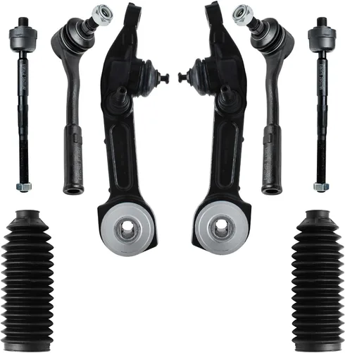 Miniatura 153 de Detroit Axle - Kit de brazos de control de extremo delantero de 8 piezas para Dodge Dakota 00-04, Durango 00-03, 4 brazos de control superior e