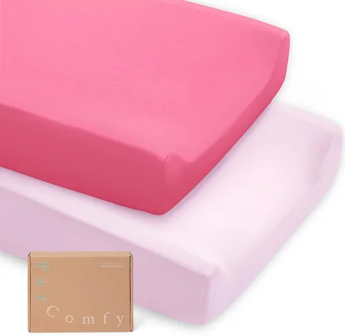 Miniatura 17 de Sábanas bajeras supersuaves para moisés, sábanas de viscosa de bambú de alta calidad, hipoalergénicas, transpirables, para moisés, almohadilla