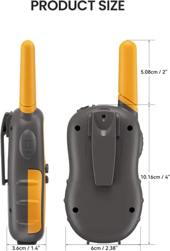 Miniatura 8 de FOREDOM Walkie Talkies recargables para niños, Walkie Talkies de largo alcance para niños de 3 a 12 años, para niños y niñas, juguetes de cumpleaños