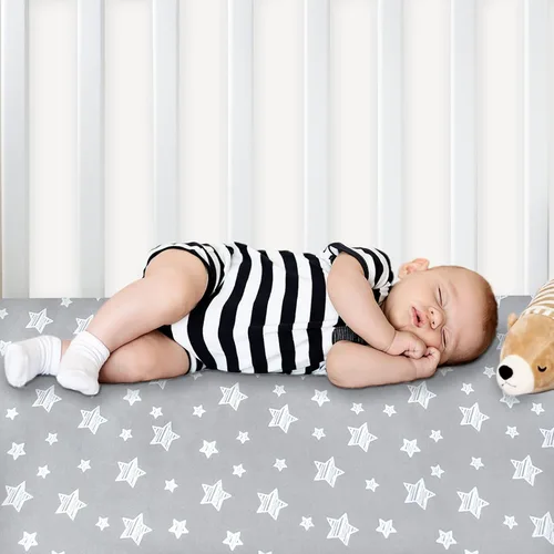 Miniatura 7 de Pack and Play Sheets - Juego de 2 sábanas para cuna, sábana bajera elástica compatible con Graco Pack n Play, material suave y transpirable