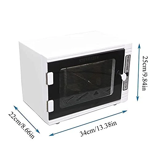 Miniatura 2 de Herramienta de uñas de 12 litros esterilizador UV, gabinete de limpieza temporizado para herramientas de manicura, equipo de arte de uñas, tijeras