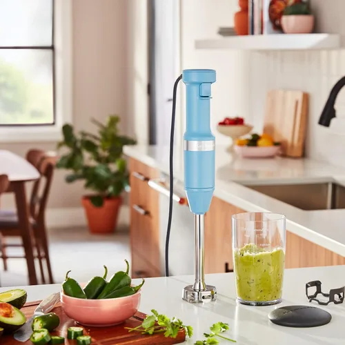Miniatura 4 de KitchenAid Batidora de mano con cable de velocidad variable KHBV53, terciopelo azul