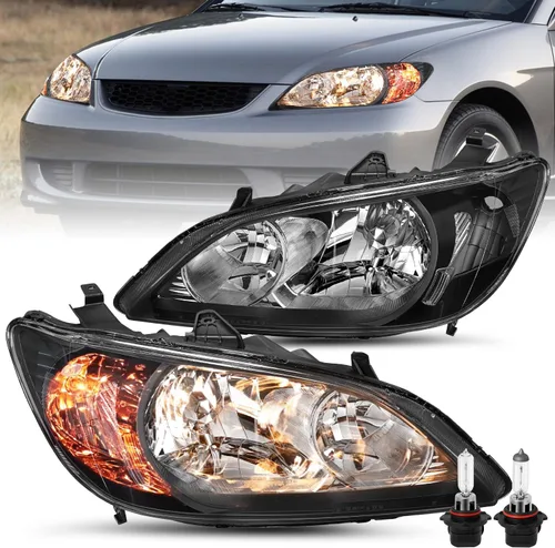 Miniatura 8 de JSBOYAT Conjunto de faros delanteros LED completos con LED DRL para Honda Civic OEM 2022 2023 2024 2025 Reemplazo del faro delantero del proyector