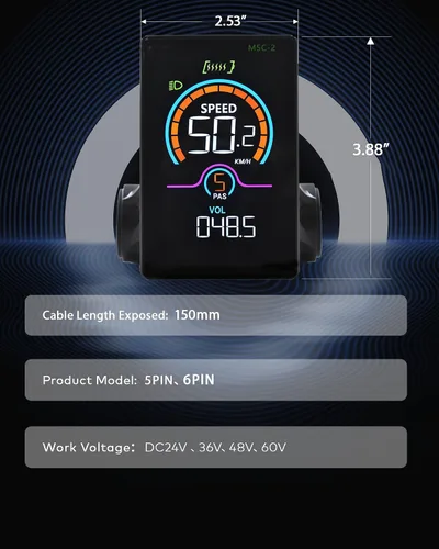 Miniatura 3 de Pantalla Ebike M5C-2 (BLE)