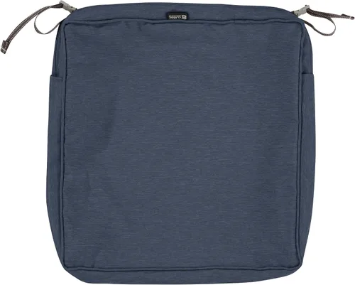 Miniatura 9 de Classic Accessories Montlake - Funda de cojín cuadrada resistente al agua de 23 x 23 x 5 pulgadas, para asiento de exterior, funda de cojín